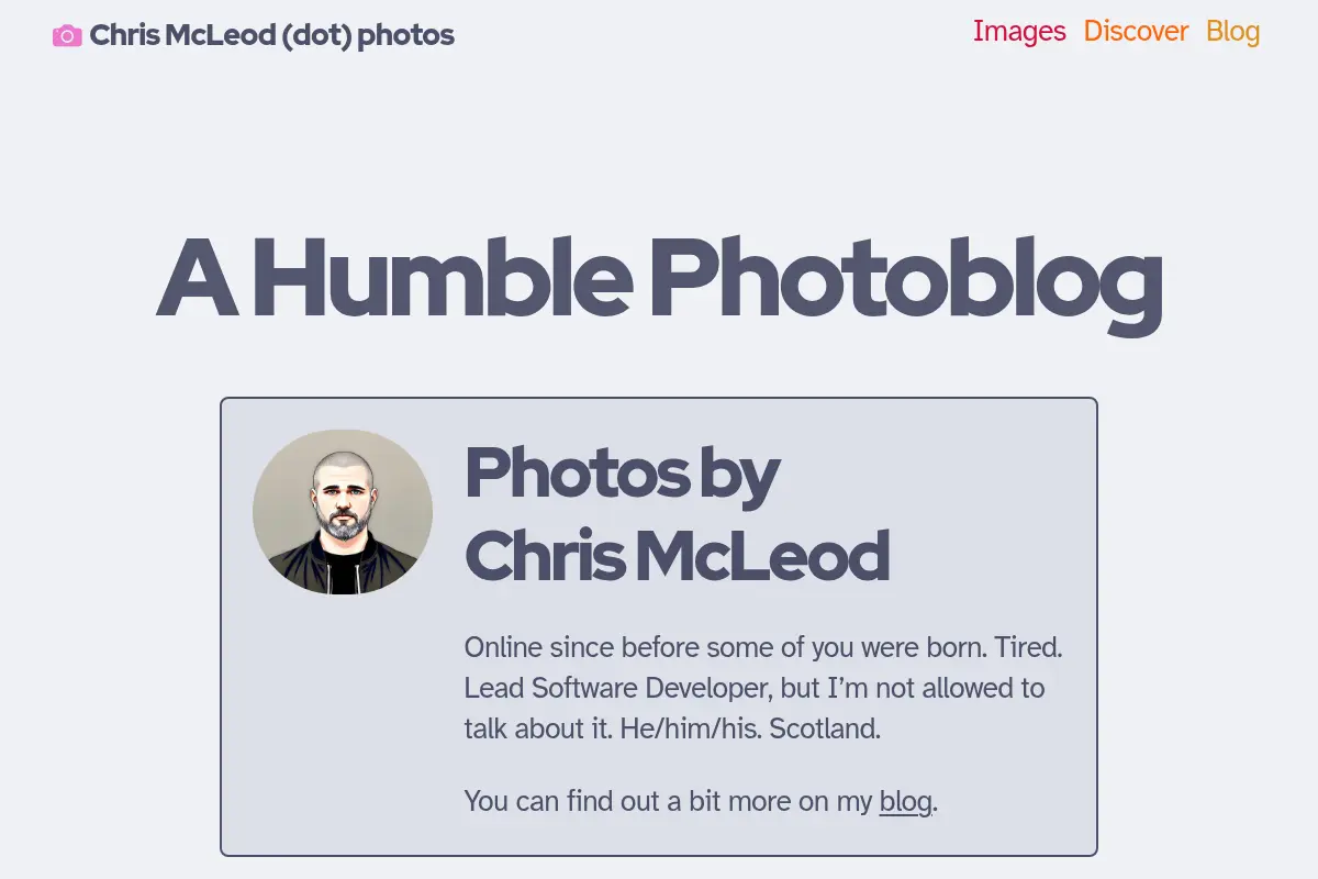 A Humble Photoblog