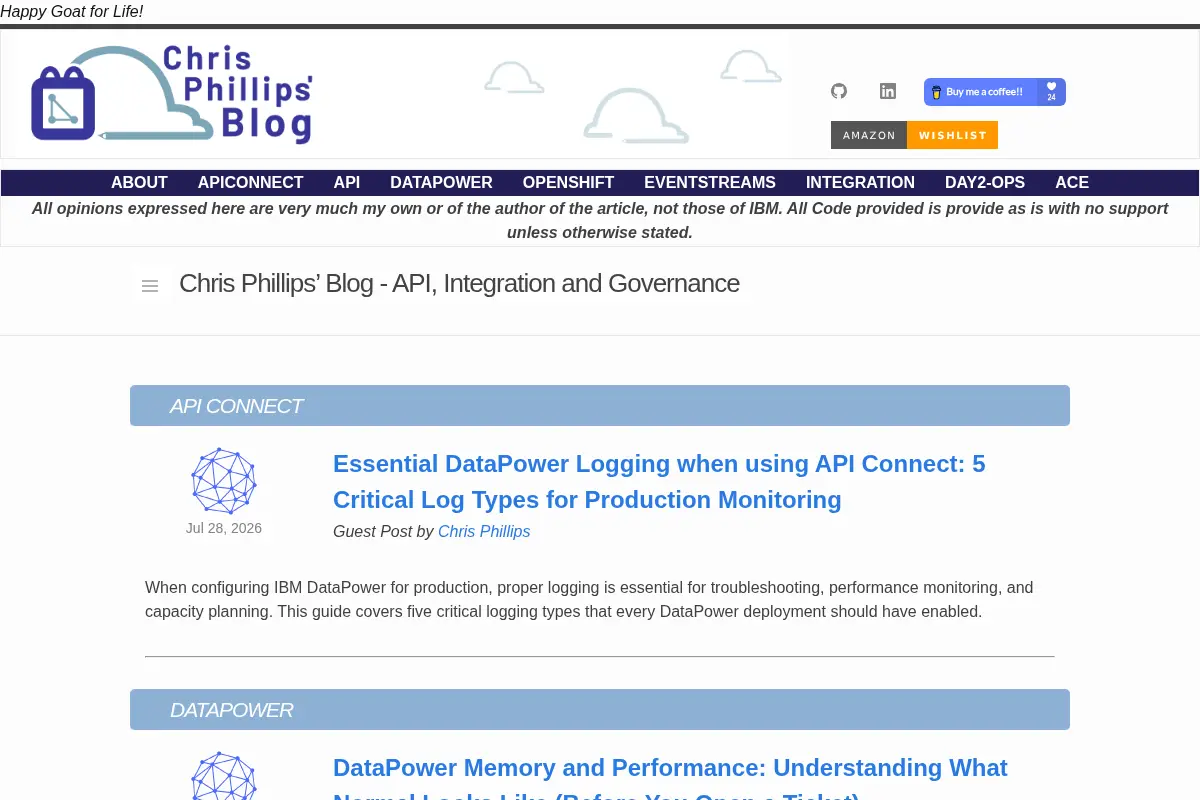 Chris Phillips’ Blog | API, Integration and Governance SME and Enthusiast