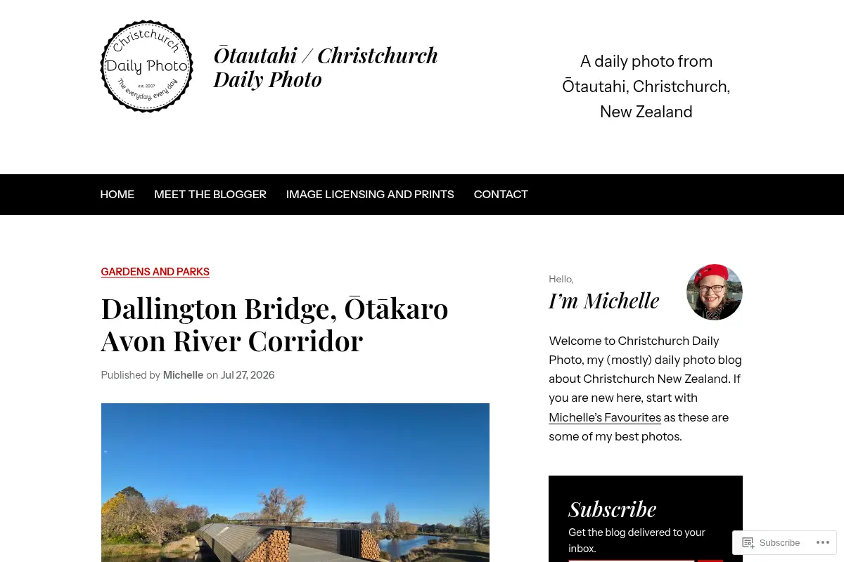 Ōtautahi / Christchurch Daily Photo