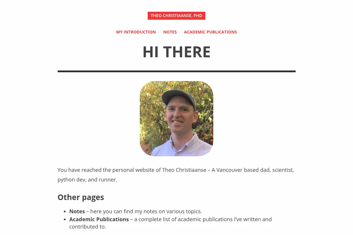 Hi There · Theo Christiaanse