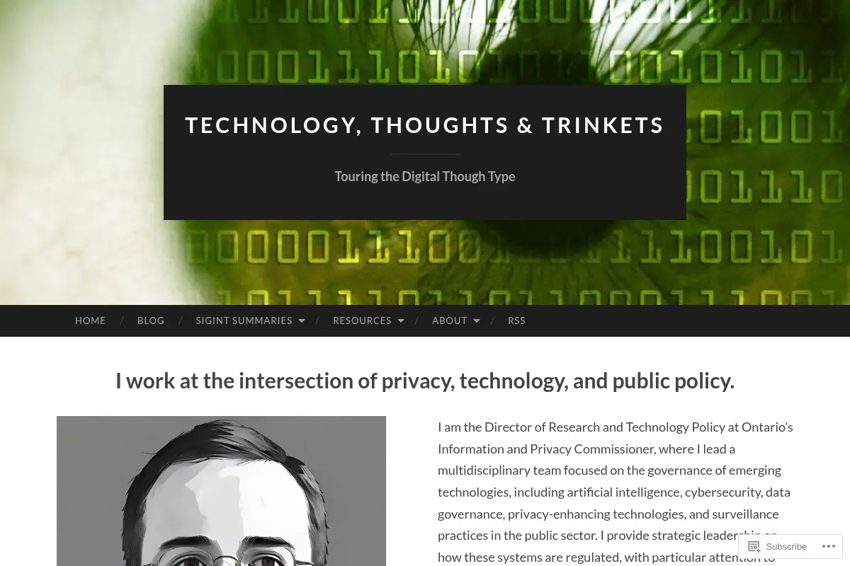 Technology, Thoughts & Trinkets