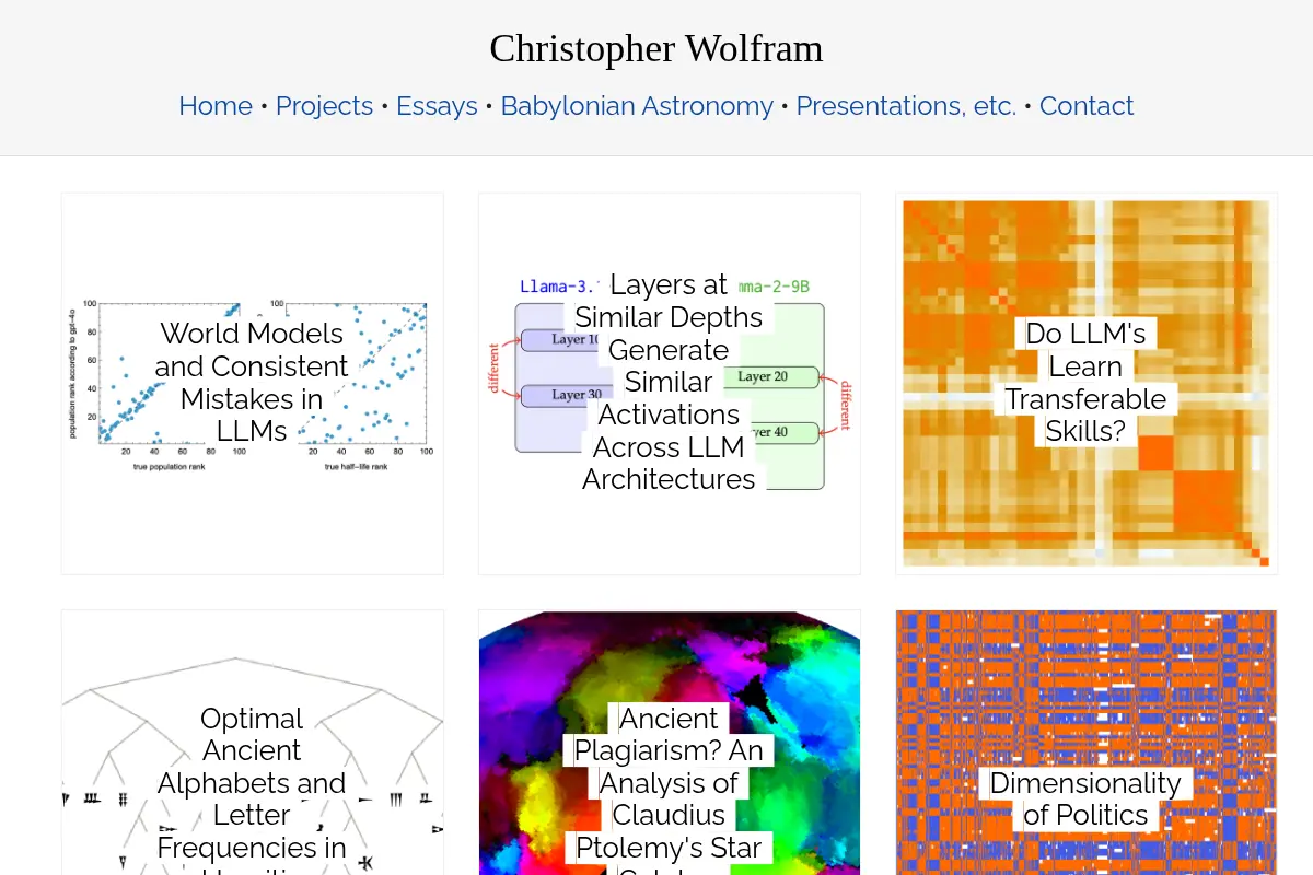 Christopher Wolfram