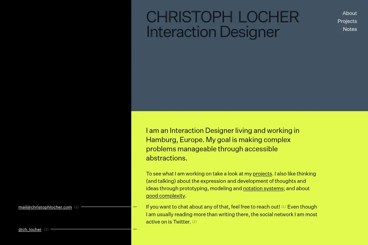Christoph Locher — Interaction Designer