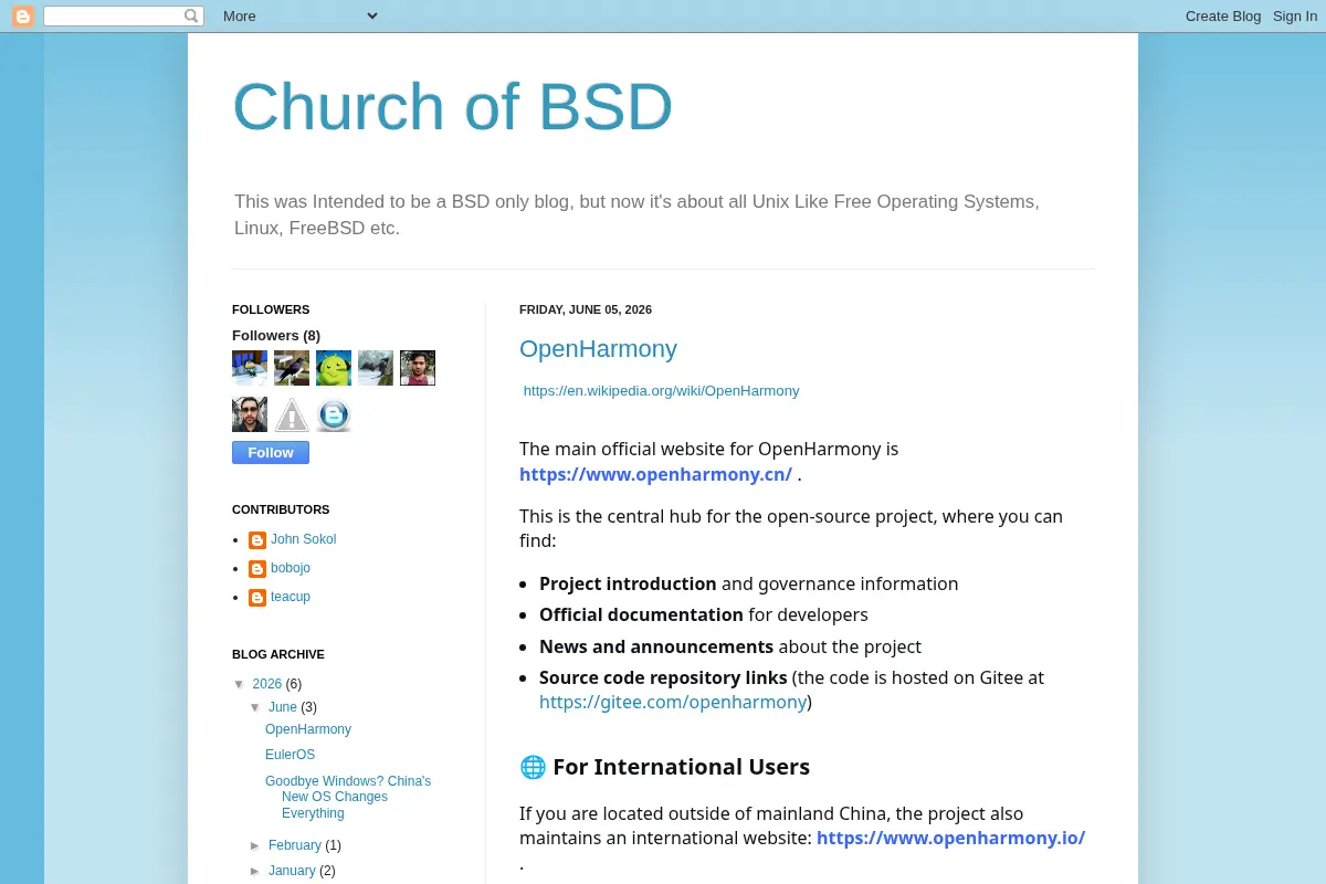 Church of BSD