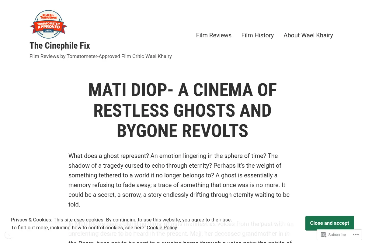 The Cinephile Fix – Film Reviews by Tomatometer-Approved Film Critic Wael Khairy