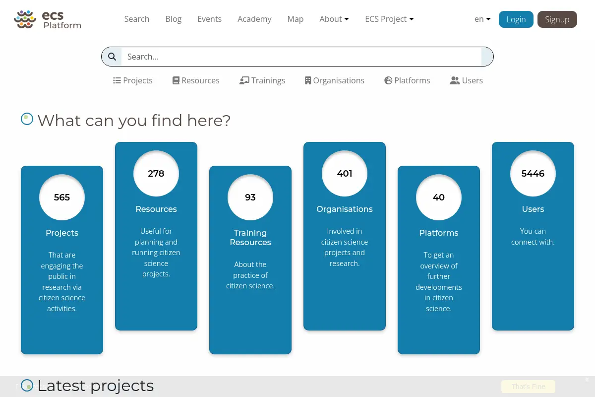 European Citizen Science Platform