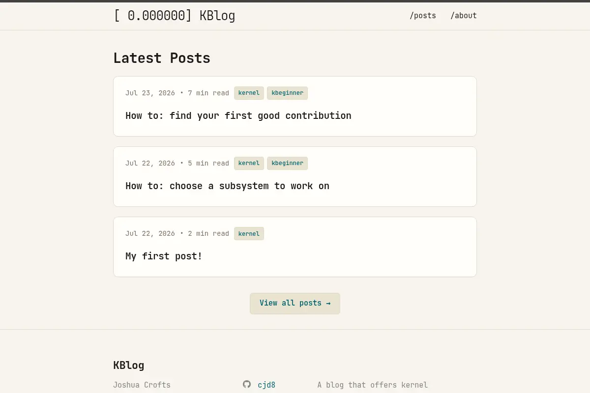 KBlog