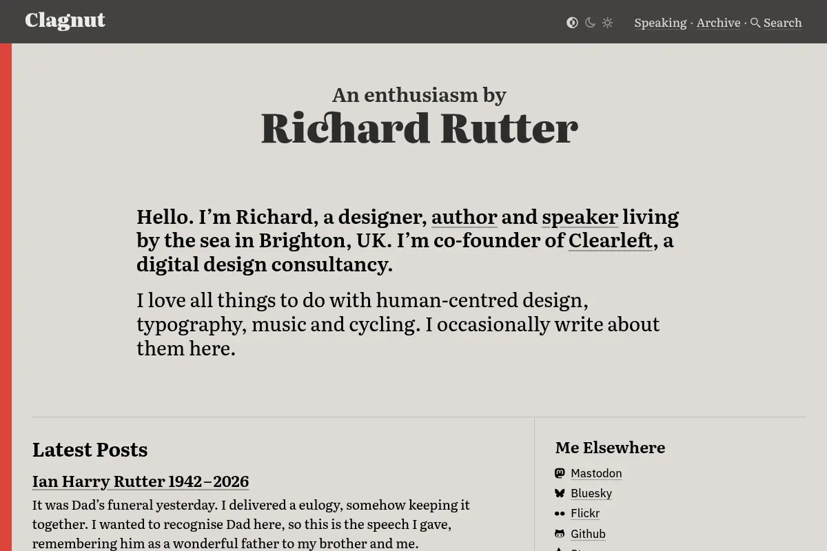 Clagnut by Richard Rutter