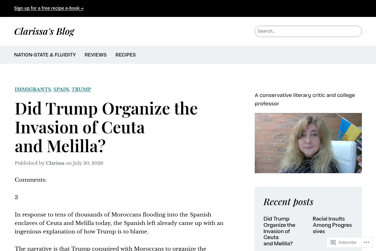 Clarissa's Blog
