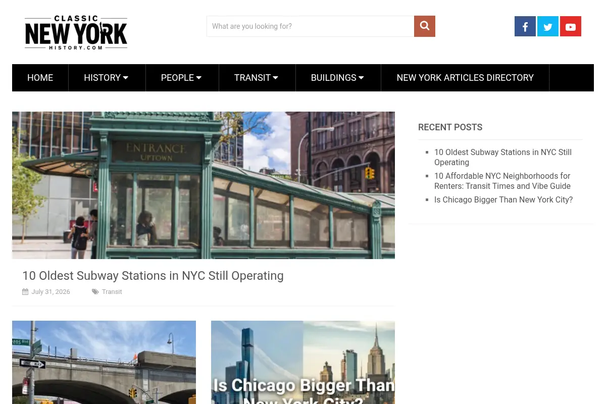 Classic New York History