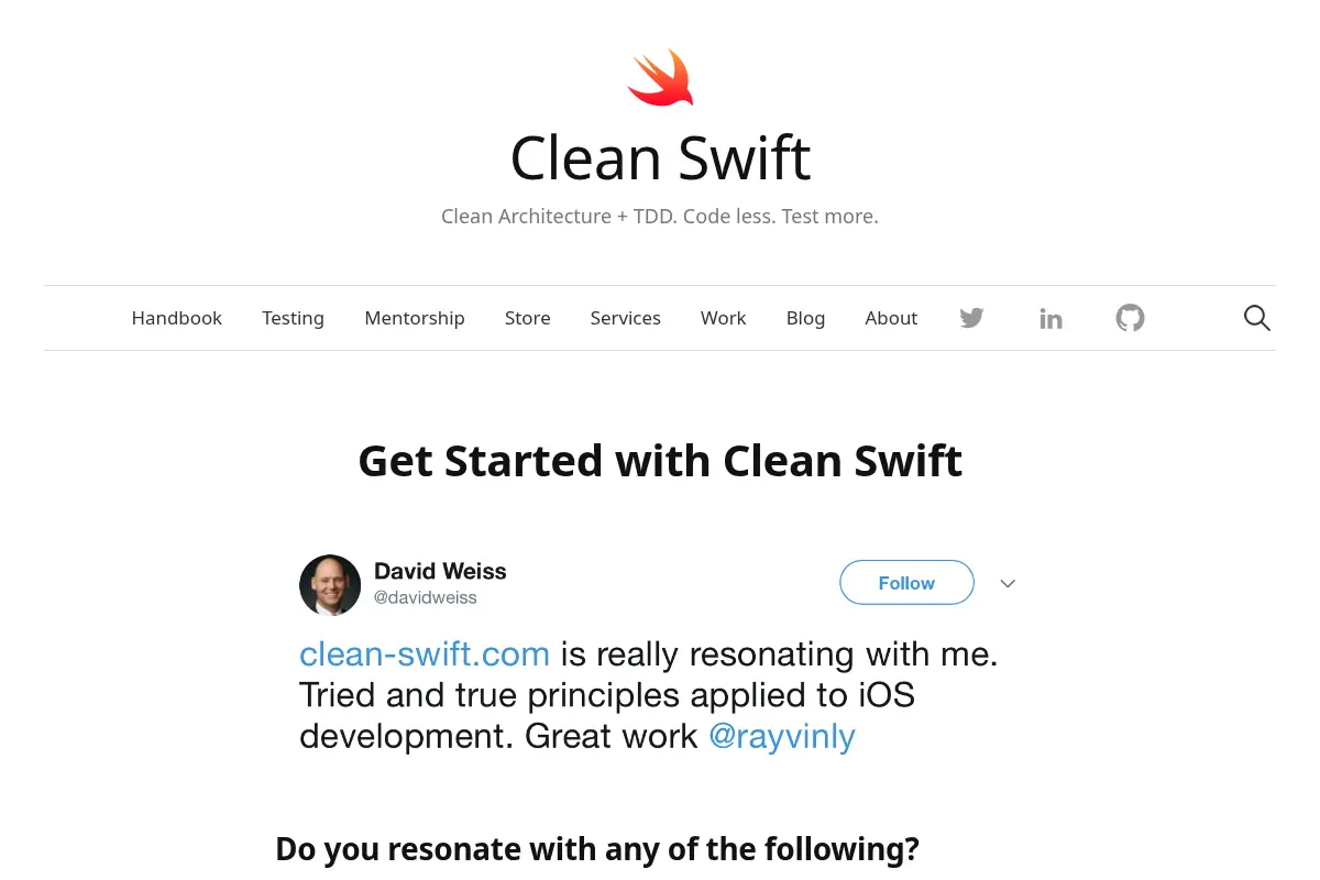 Clean Swift