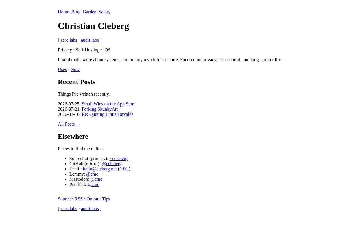 cleberg.net