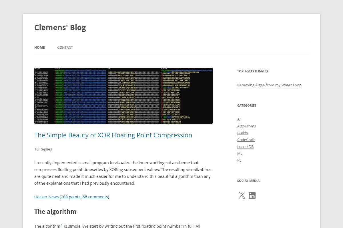 Clemens' Blog