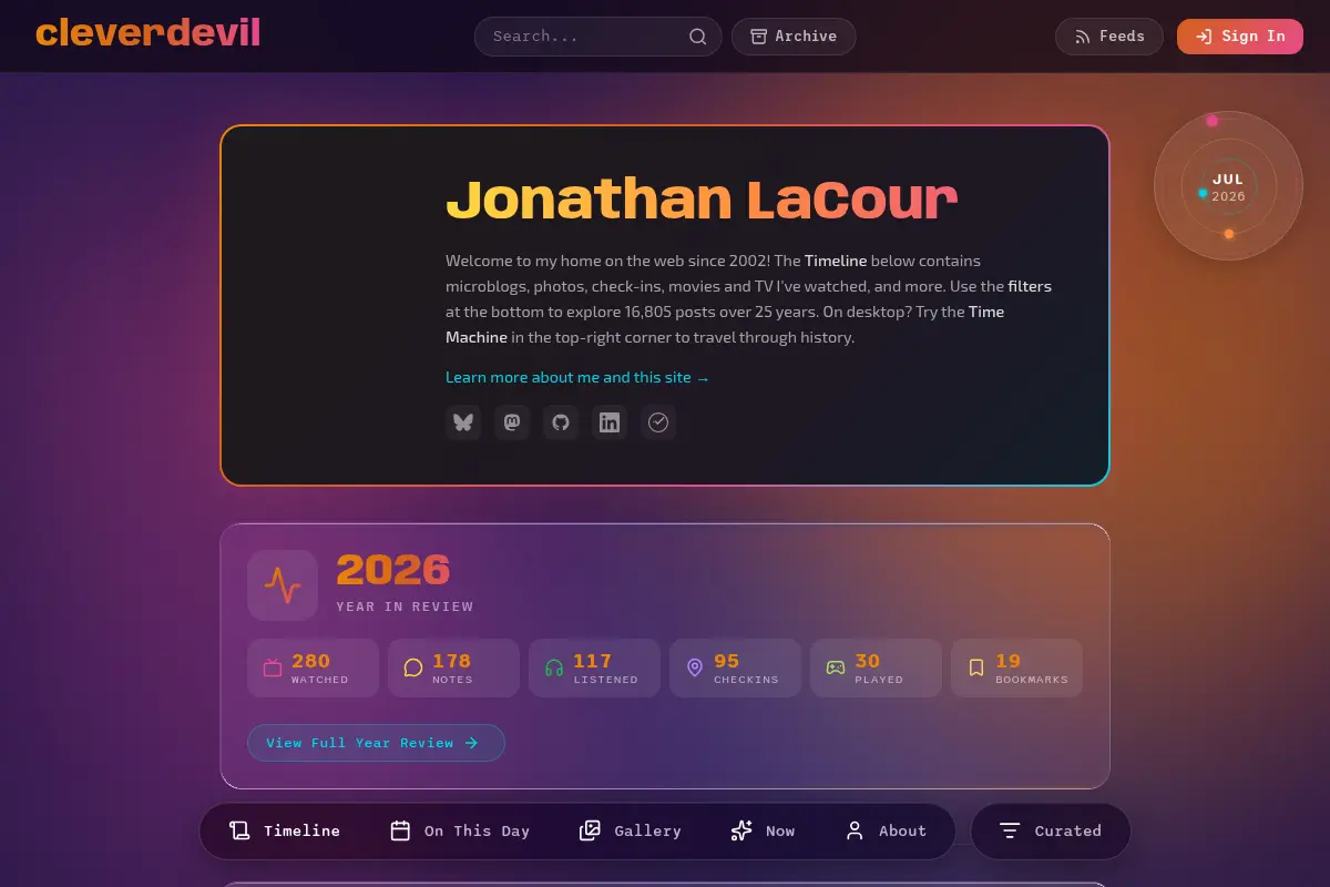 cleverdevil — Jonathan LaCour