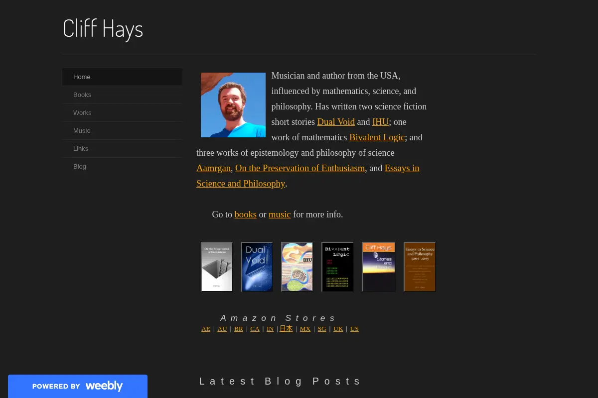 Cliff Hays: Author and Musician