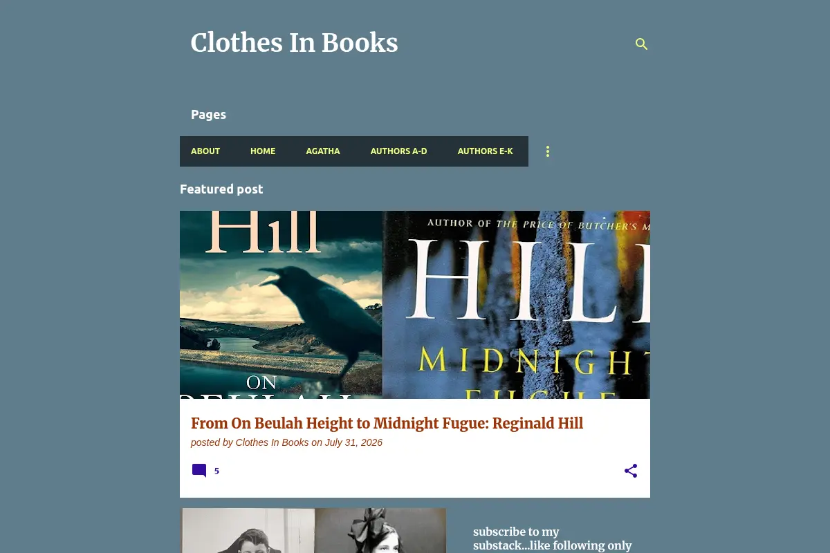 Clothes In Books