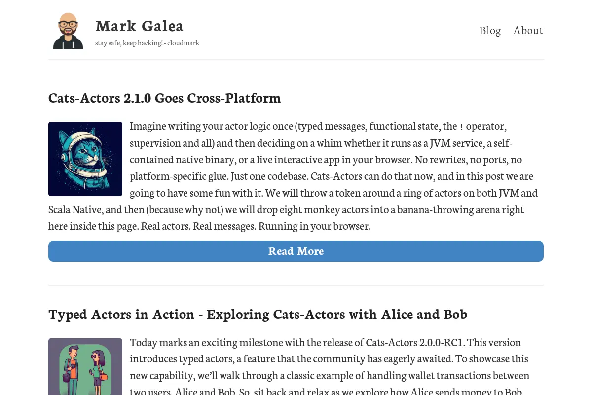 Mark Galea's Blog