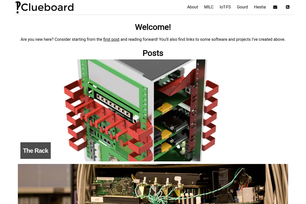 Clueboard | One man's exploration of tech
