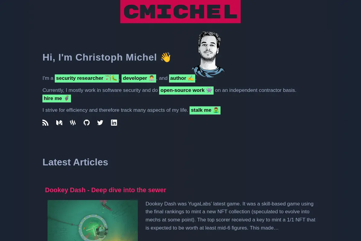 Christoph Michel's Blog
