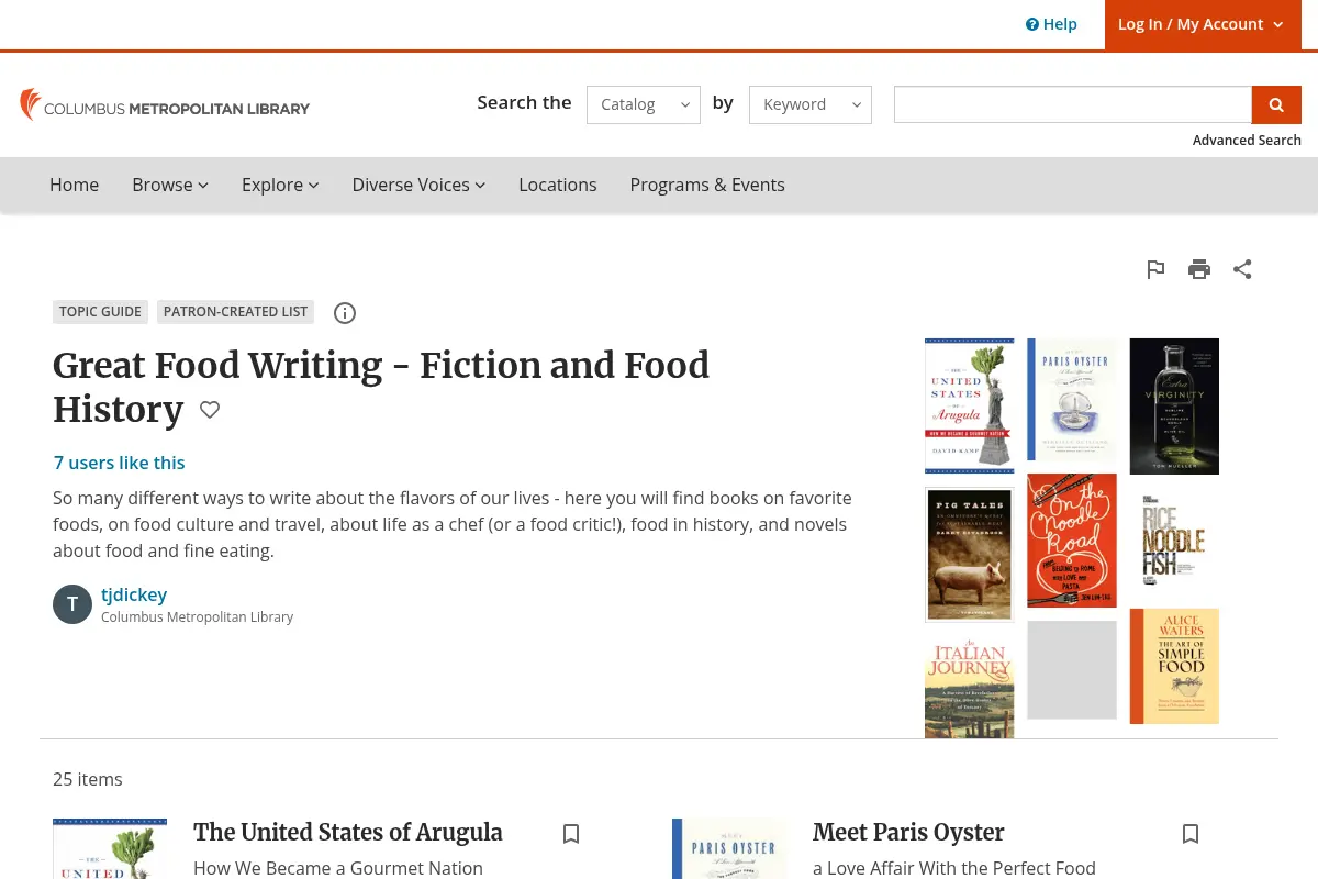 Great Food Writing - Fiction and Food History