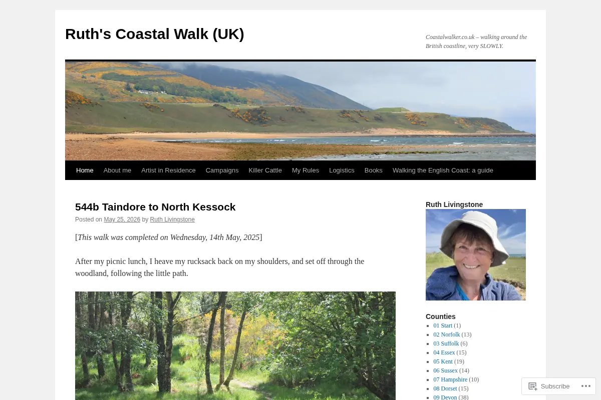 Ruth's Coastal Walk (UK)