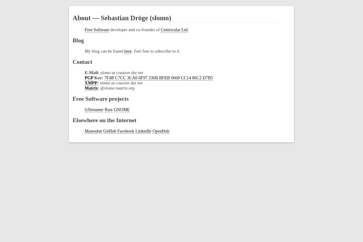 coaxion.net — Sebastian Dröge (slomo)