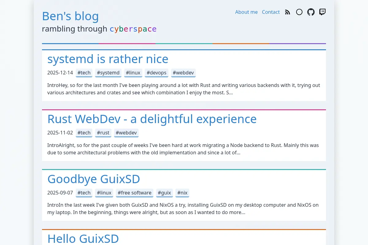 Ben's Blog