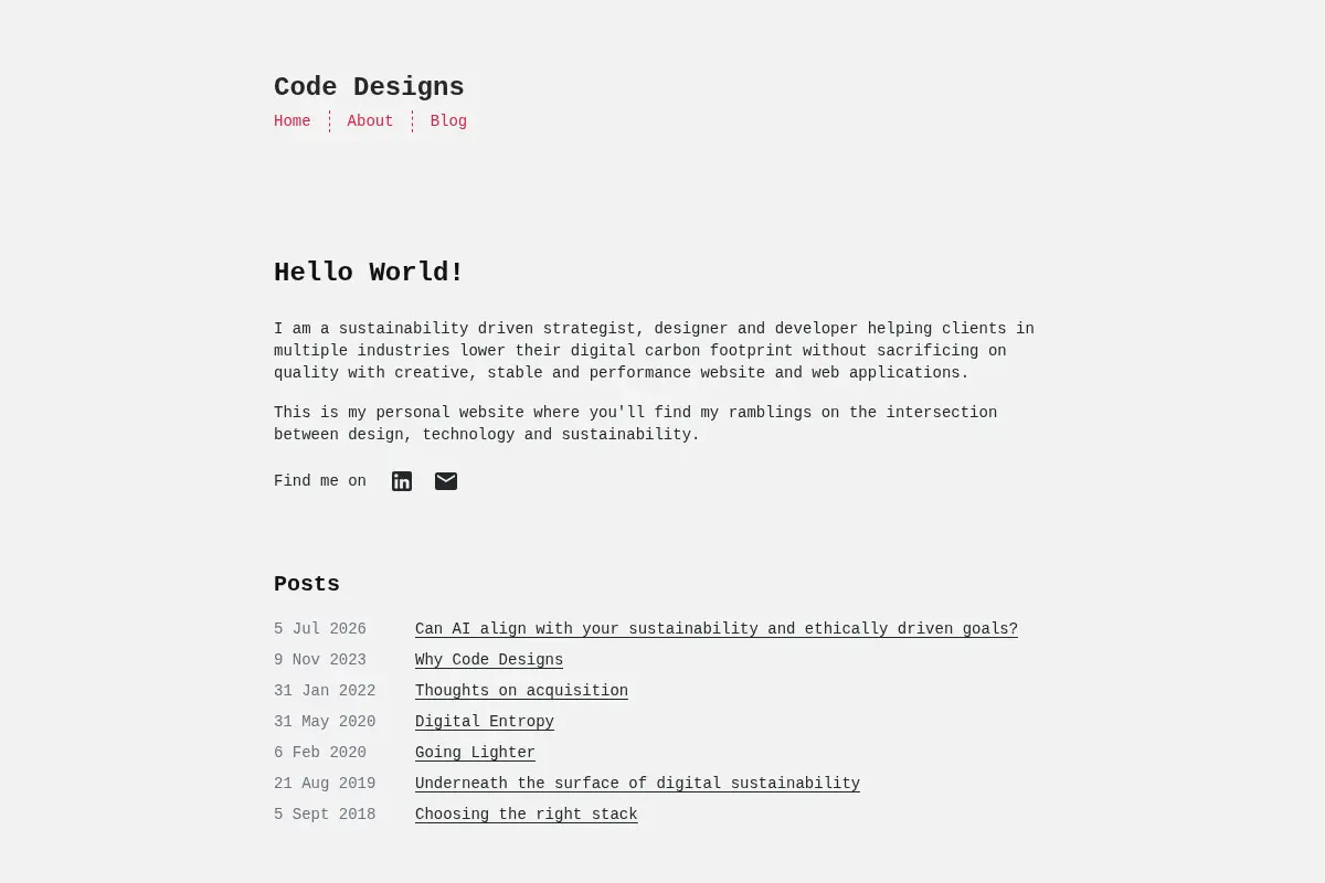 Code Design