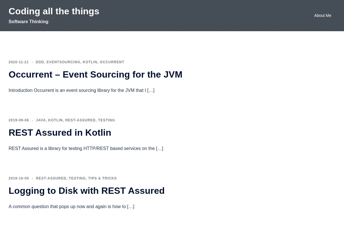 Coding all the things – Software Thinking