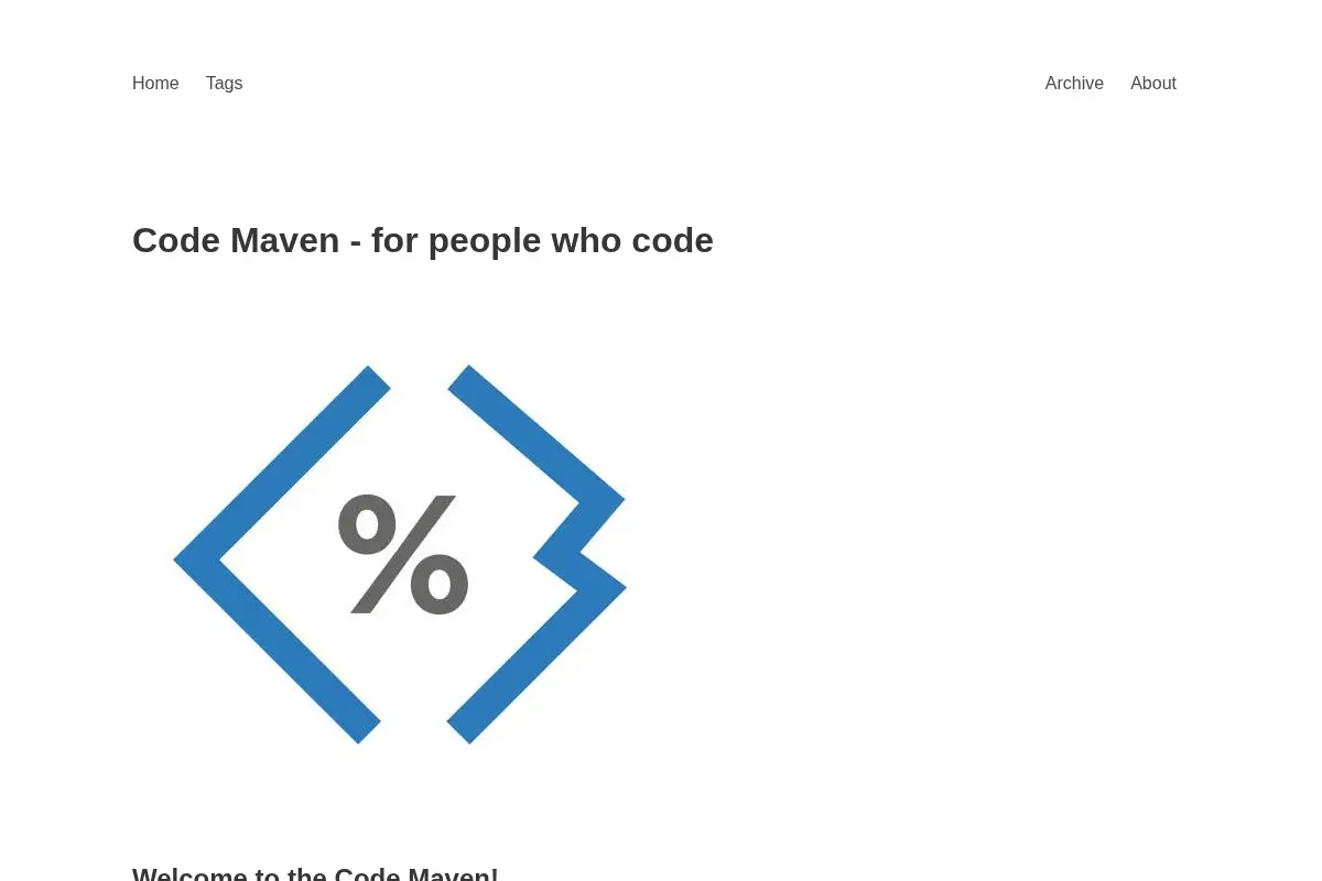 Code Maven - for people who code
