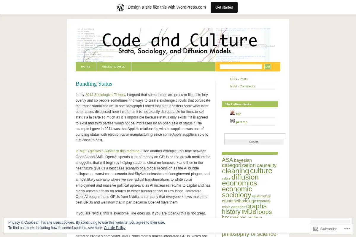 Code and Culture