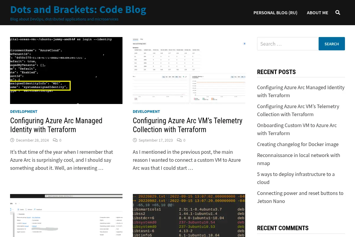 Dots and Brackets: Code Blog