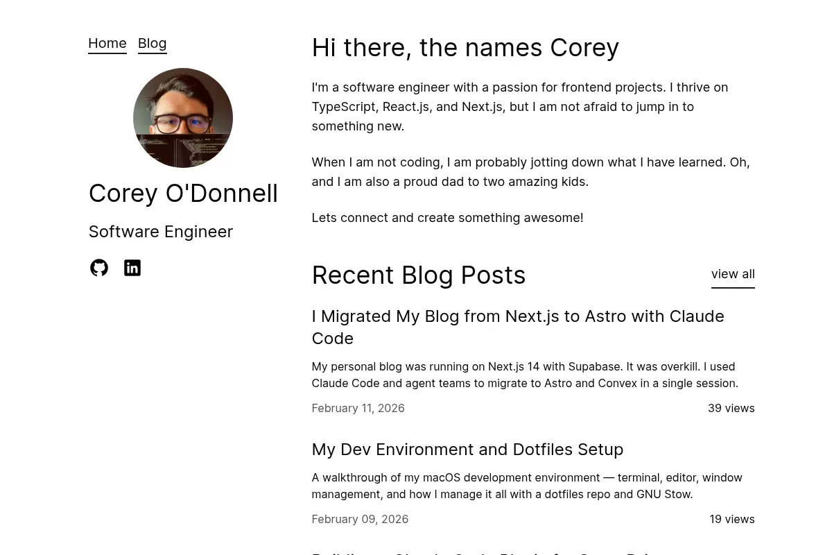 CodeByCorey - Corey O'Donnell
