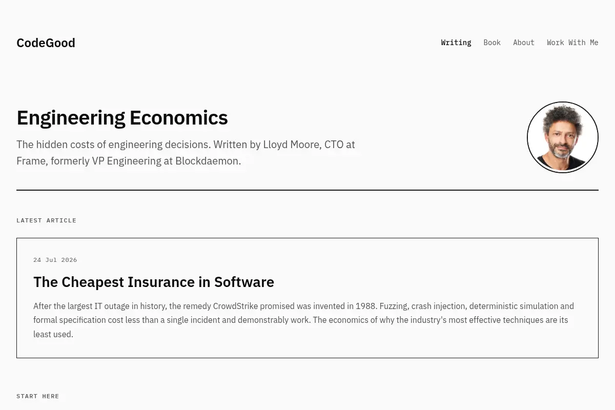 CodeGood — The hidden costs of engineering decisions
