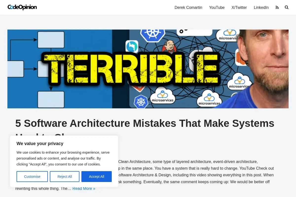CodeOpinion - Software Architecture & Design