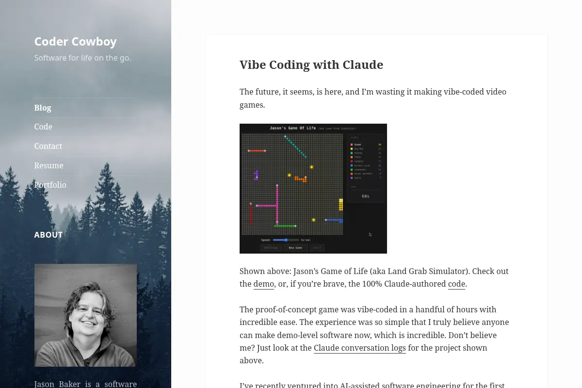 Coder Cowboy – Software for life on the go.