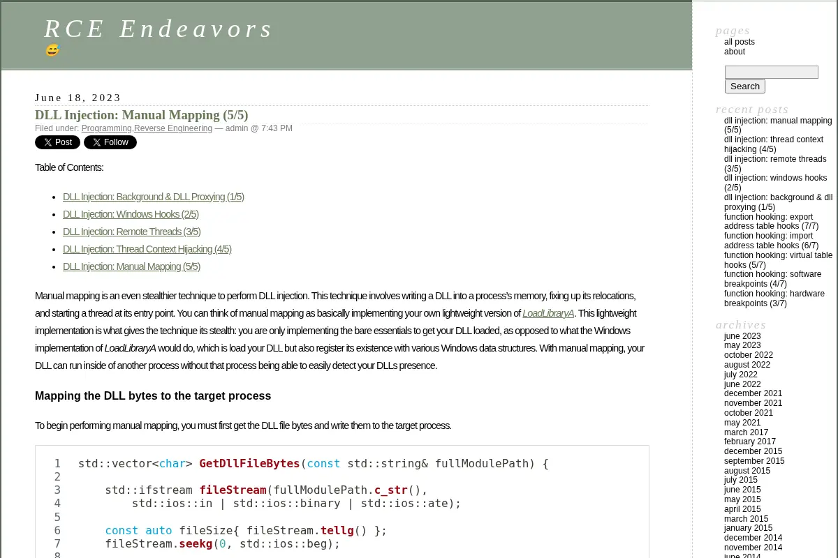RCE Endeavors