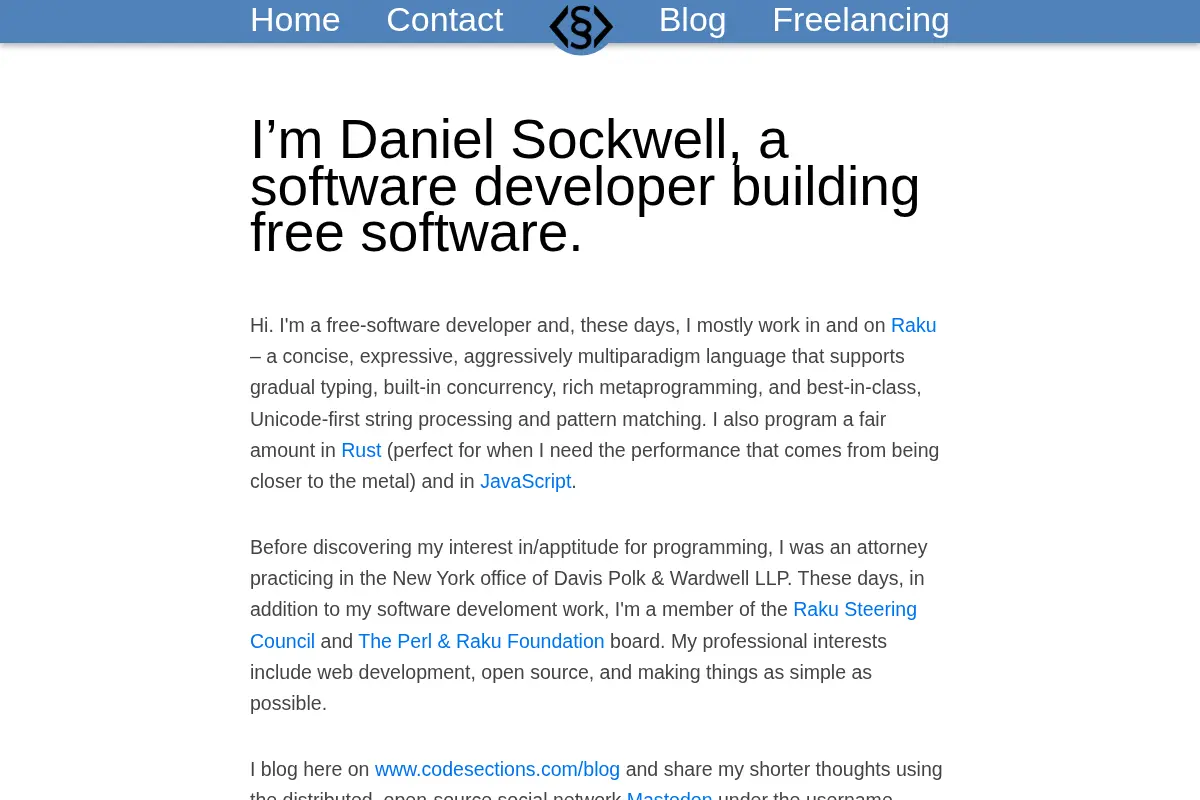 CodeSections