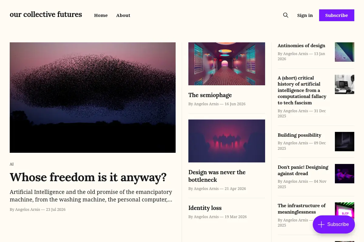our collective futures