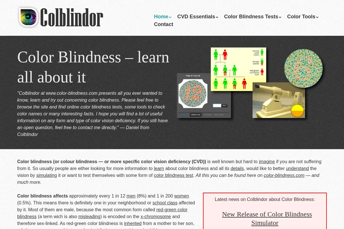Colblindor – All about Color Blindness