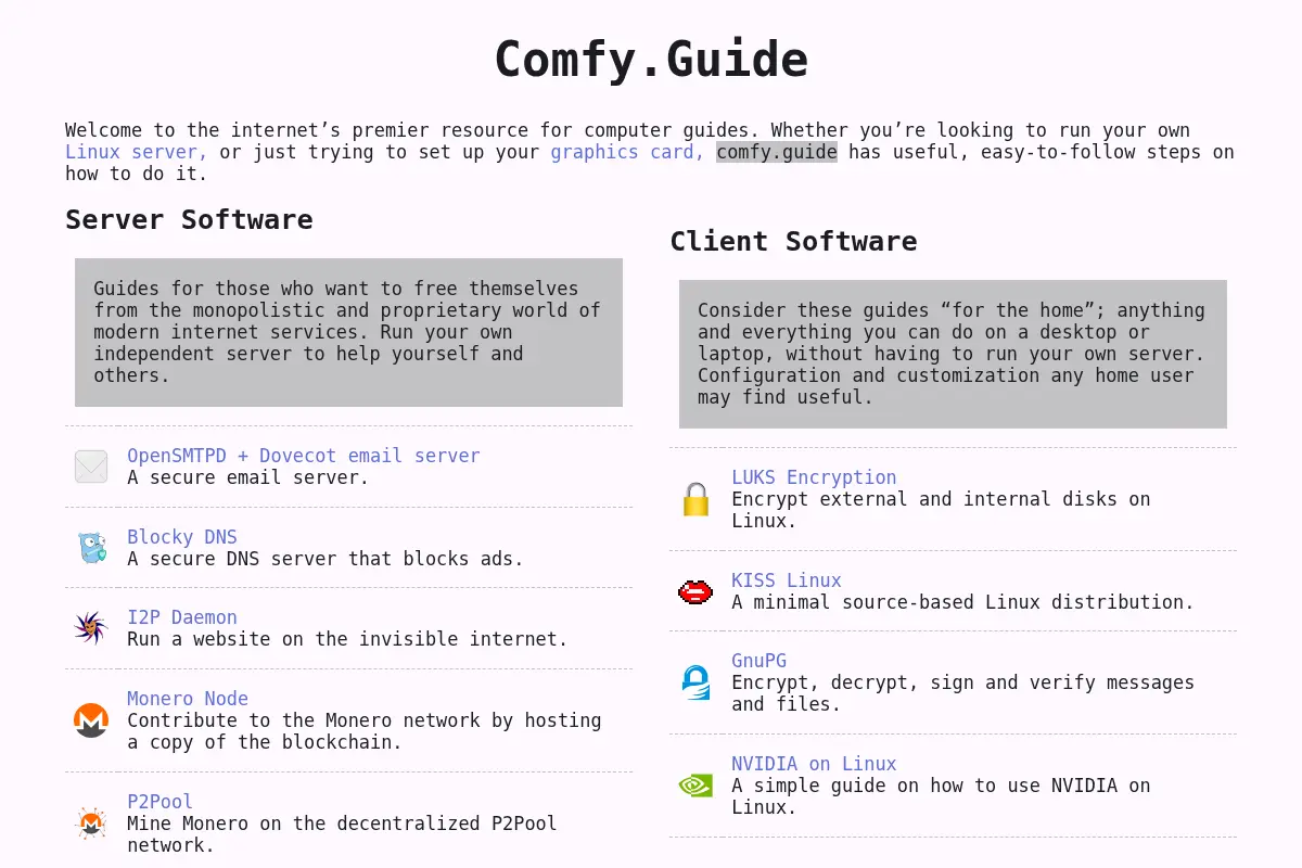 Comfy.Guide