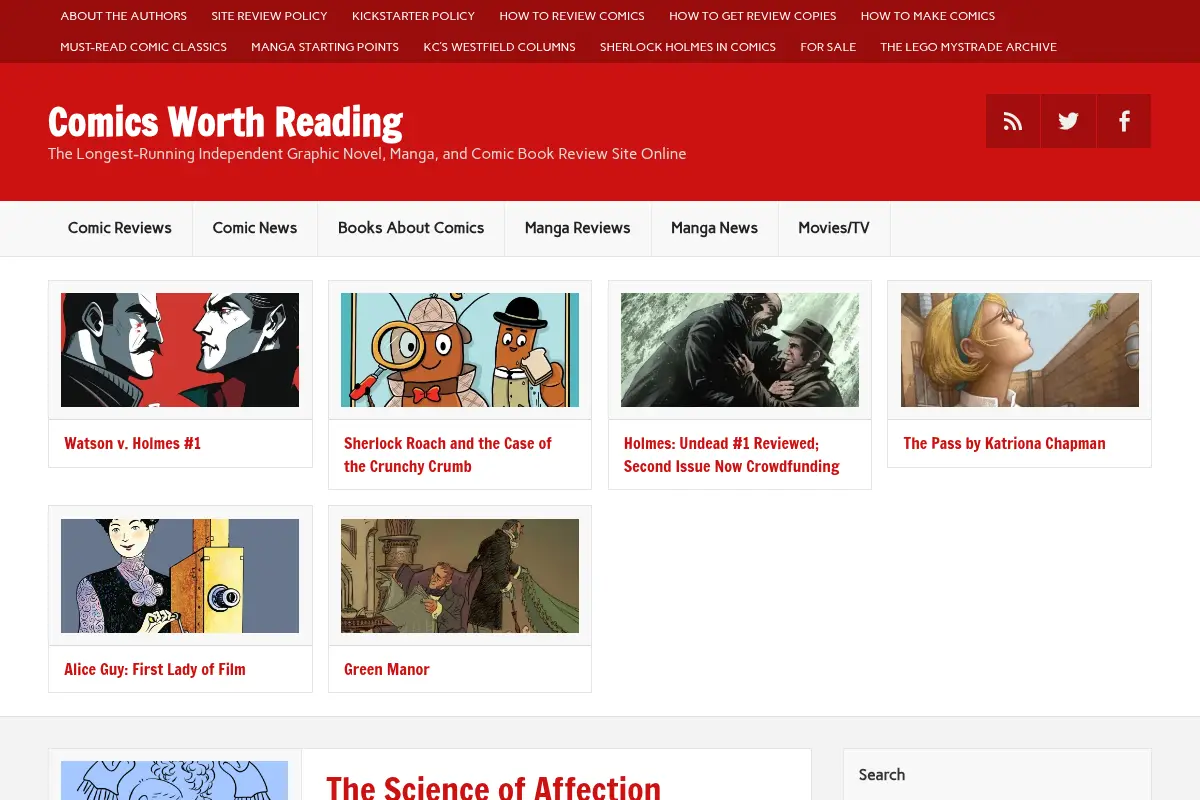 Comics Worth Reading