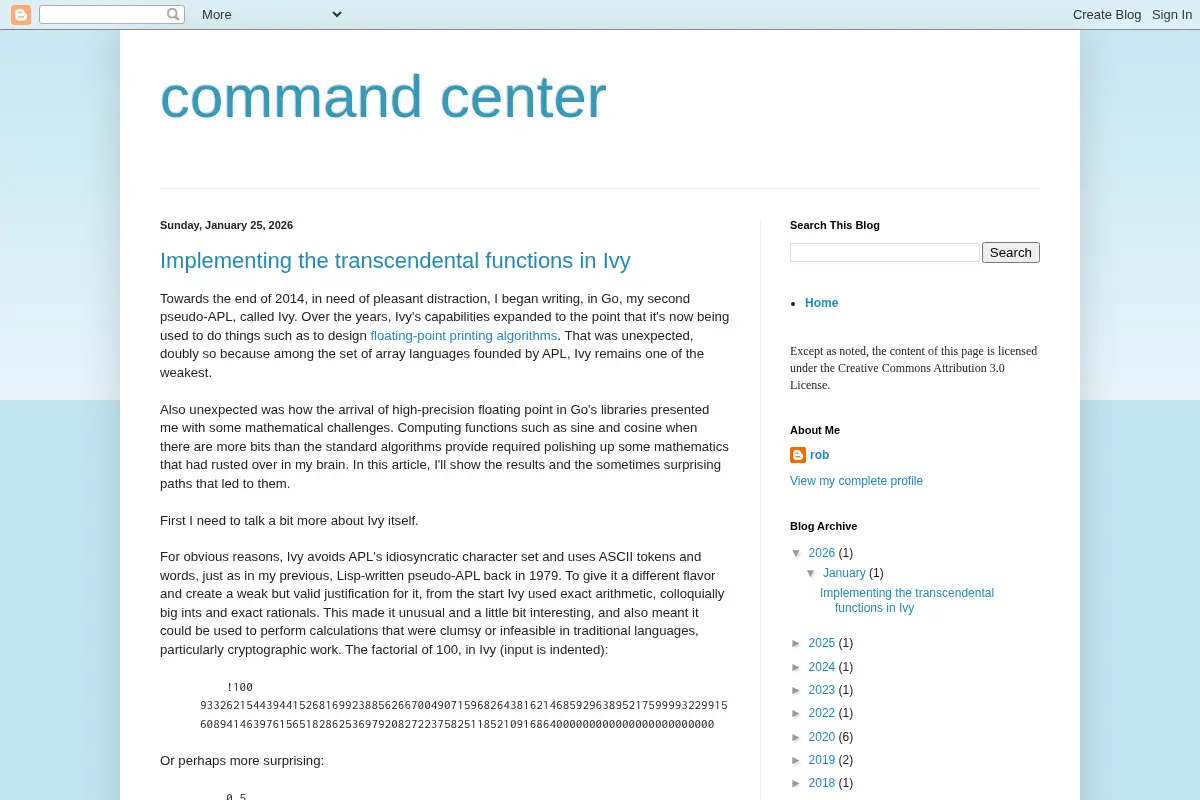 command center