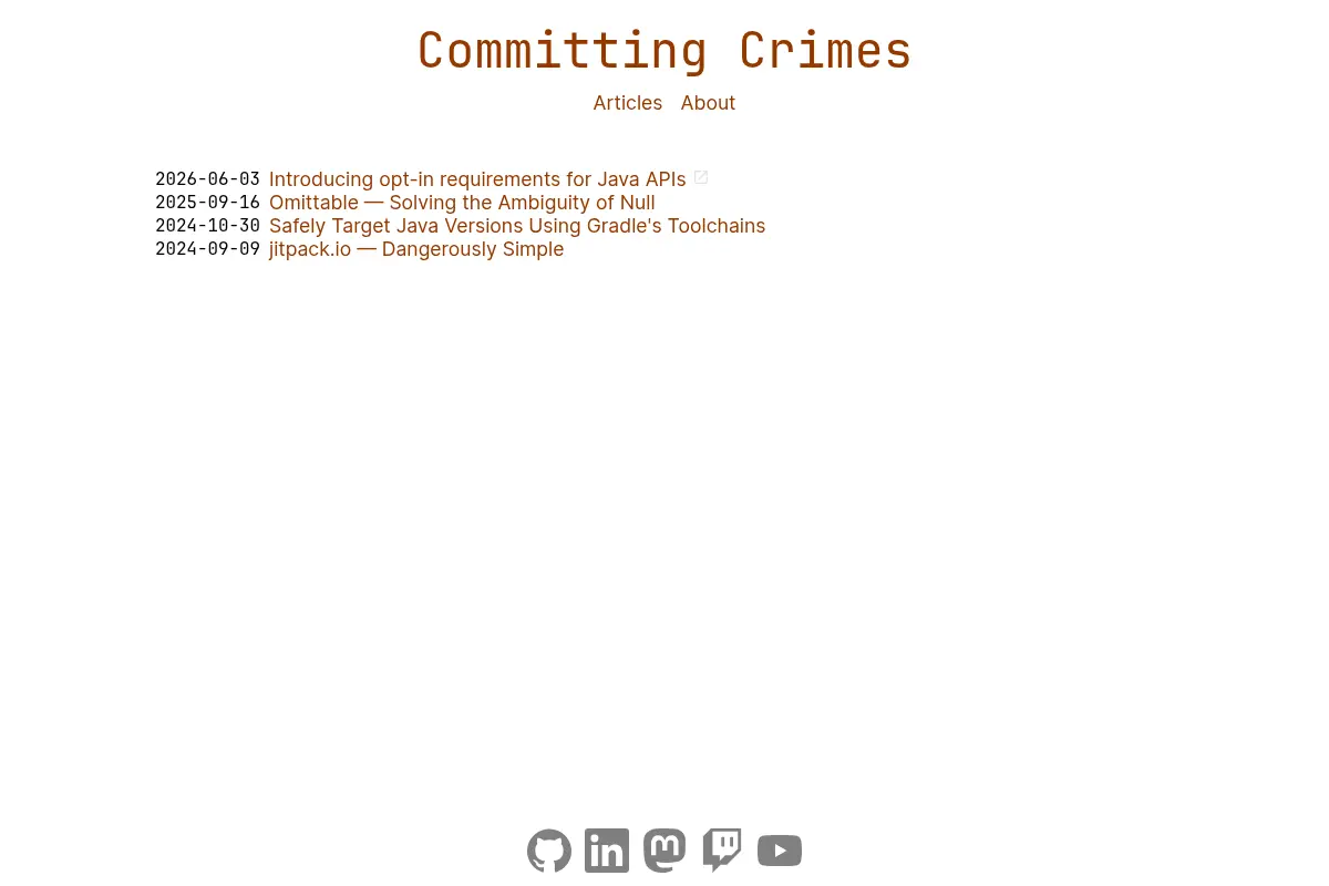 Committing Crimes