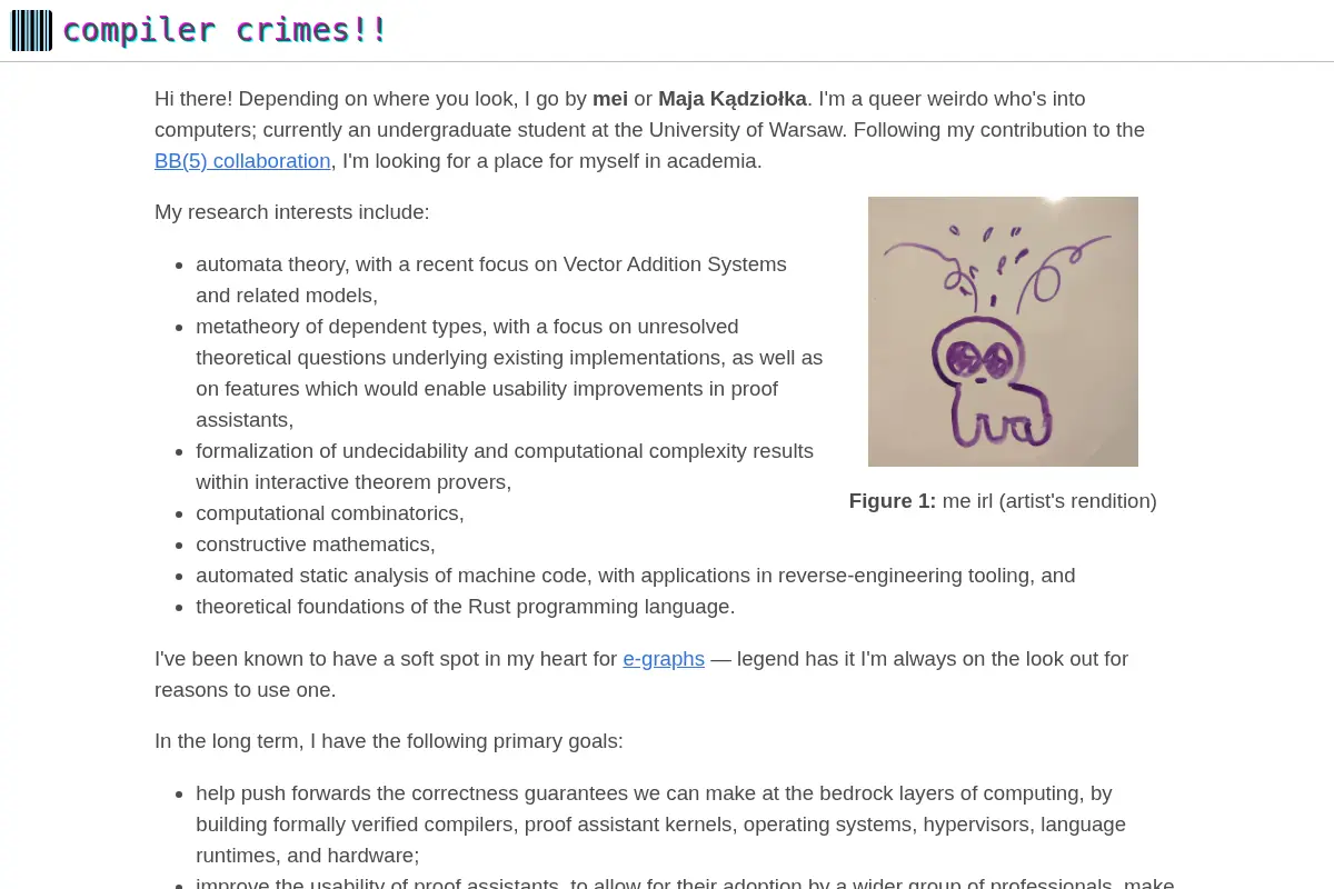 Maja Kądziołka, compiler criminal at large