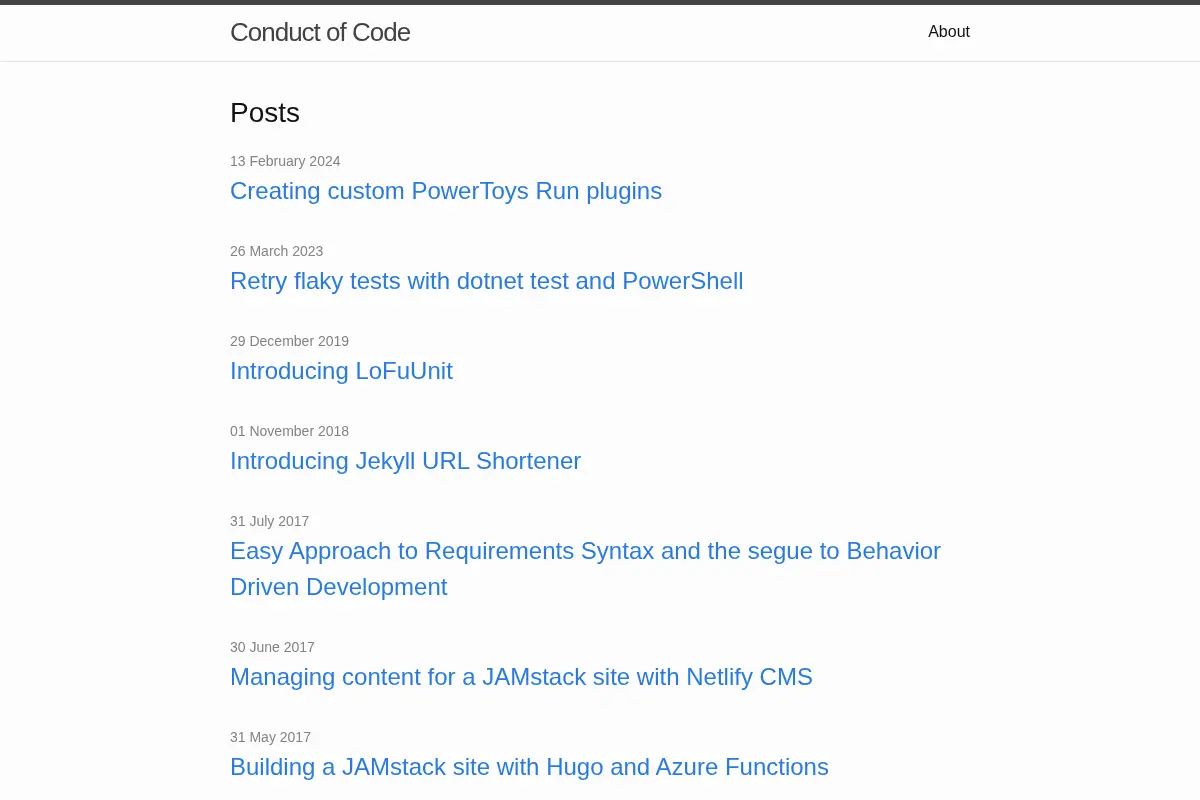 Conduct of Code | Henrik Lau Eriksson on the conduct of code