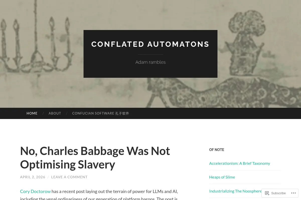 Conflated Automatons