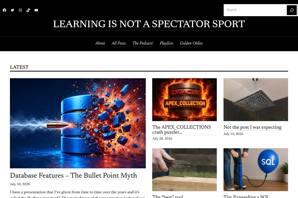 Learning is not a spectator sport