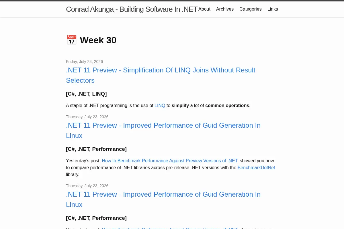 Conrad Akunga - Building Software In .NET