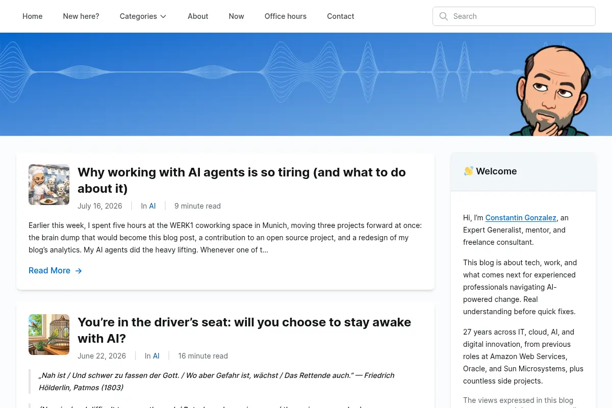 Constant Thinking - Tech, work, and what comes next.